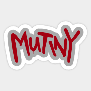 Halt and Catch Mutiny Sticker